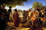 Baron Pierre Narcisse Guerin Napoleon Pardoning the Rebels at Cairo painting